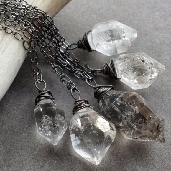 Herkimer diamond necklace - Picture 4 of 4